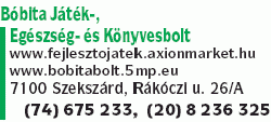   - Bóbita Játék-, Egészség- és Könyvesbolt