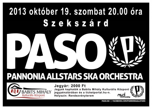 PASO koncert Szekszárd 2013  - PASO koncert