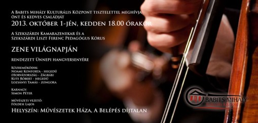 Zene Világnapja 2013 Szekszárd  - Zene Világnapja Szekszárdon