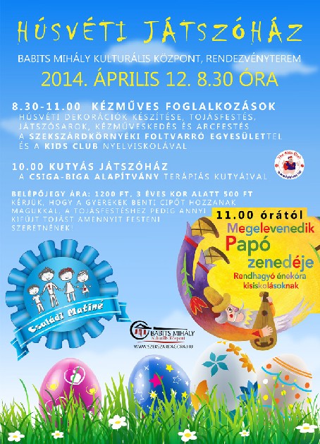 Húsvéti Játszóház 2014 Szekszárd  - Húsvéti Játszóház